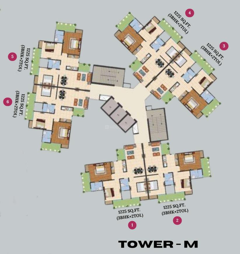 Ajnara Le Garden Phase 3 Tower K L M & N - Image 20