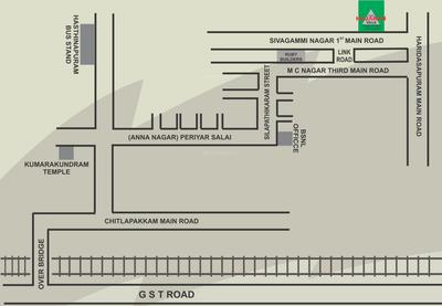 Gallery Cover Image of 1099 Sq.ft 3 BHK Apartment for buy in VGK Hajarah Villa, Chromepet for 6215247