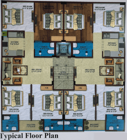 JMD Aashirwad Apartment - Image 4