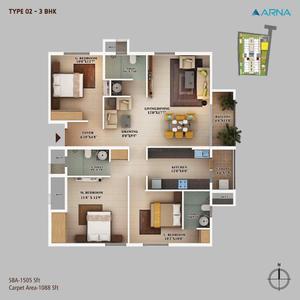 2 BHK Apartment