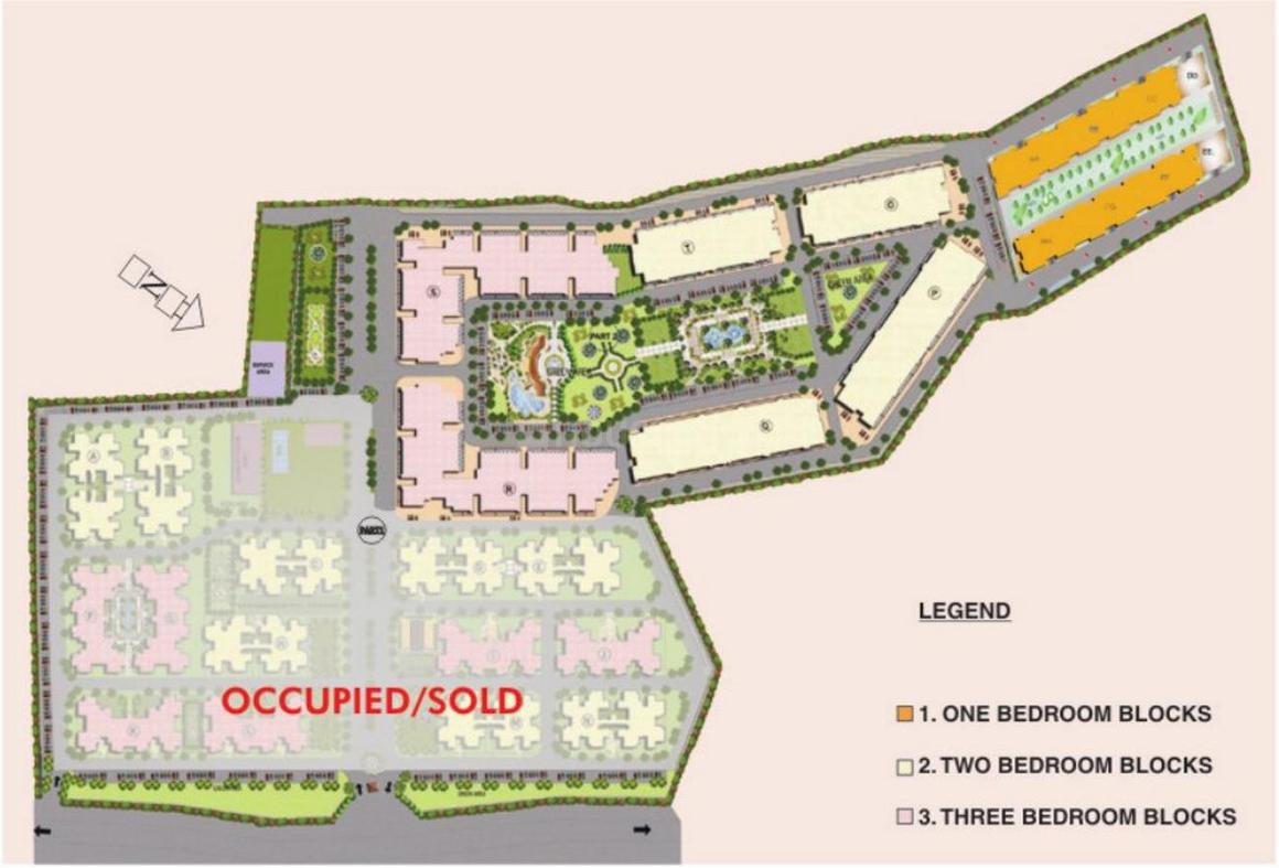 Trehan Hill View Garden Phase1 and Phase2 in Thara, Bhiwadi by Trehan