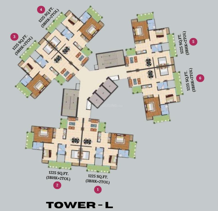 Ajnara Le Garden Phase 3 Tower K L M & N - Image 22