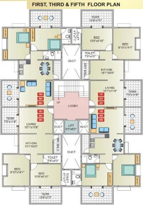 Kohinoor Saheels Residency In Pimpri Price Reviews Floor Plan