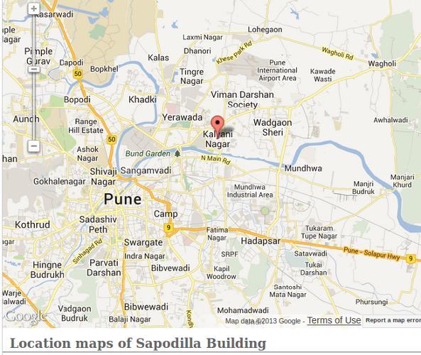 Kalyani Nagar Pune Map Sapodilla Building In Kalyani Nagar, Pune - Price, Reviews & Floor Plan