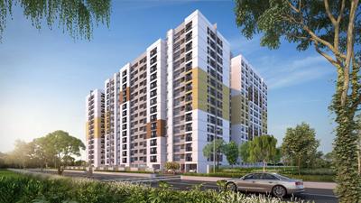 Gallery Cover Image of 900 Sq.ft 2 BHK Apartment for rent in Navin Starwood Towers 2, Vengaivasal for 15000
