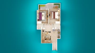 2 BHK फ़्लैट