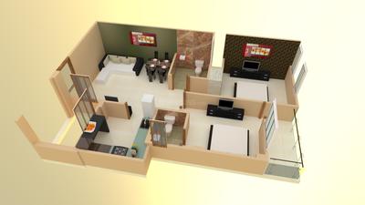 Gallery Cover Image of 1001 Sq.ft 2 BHK Independent Floor for buy in Thikariya for 2800000