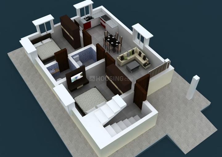 2 Bhk Bedroom House Villa For In Dream Monarch Han Pahad Hyderabad 1500 Sq Ft 2 Bhk Bedroom House Villa For