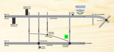Gallery Cover Image of Sq.ft Residential Plot for buy in Rau for 6200000