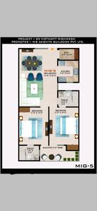 Gallery Cover Image of 1250 Sq.ft 2 BHK Apartment for buy in Virbhadra for 4000000