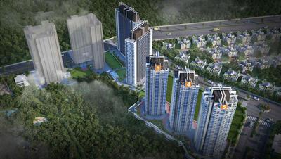 Gallery Cover Image of 660 Sq.ft 1 BHK Apartment for buy in Unique Vistas Bldg No 4, Thane West for 7500000