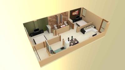Gallery Cover Image of 980 Sq.ft 2 BHK Apartment for buy in Bhankrota for 2720000
