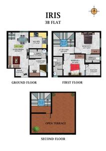 Gallery Cover Image of 1066 Sq.ft 3 BHK Independent Floor for buy in Perumbakkam for 4550000