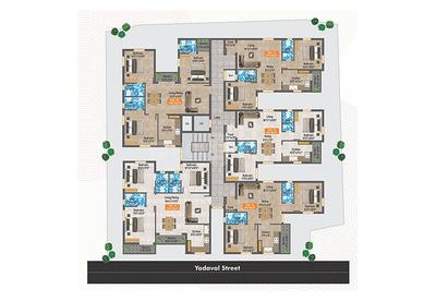 Gallery Cover Image of 1225 Sq.ft 2 BHK Apartment for buy in Padi for 9186000