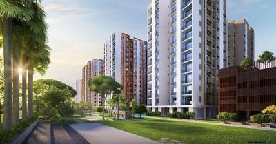 Gallery Cover Image of 1215 Sq.ft 3 BHK Apartment for buy in Hanspukuria for 5700000