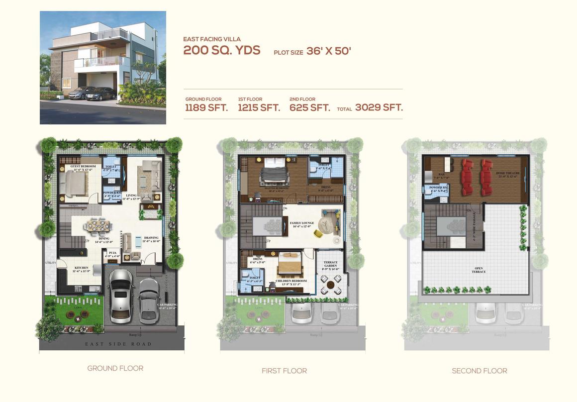 3029 Sqft 4 Bhk Independent House For Sale In Magna Majestic