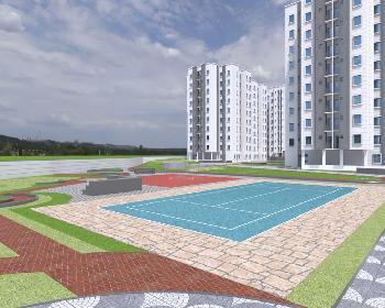 Gallery Cover Image of 464 Sq.ft 2 BHK Apartment for buy in Kogilu for 2596660