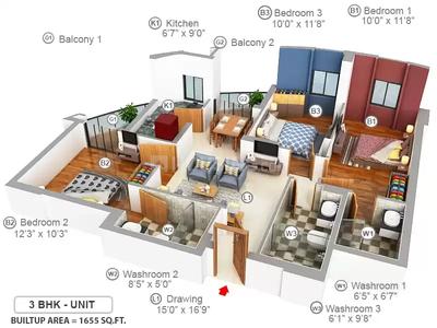 3 BHK Apartment