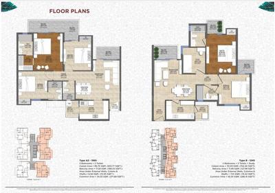3 BHK अपार्टमेंट
