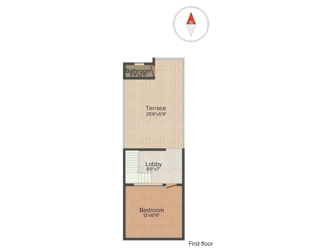 Floor Plan Floor Plan Image of 700 Sq.ft 3 RK Independent House for buy in Nangla Gujran for 1850000