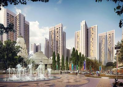 Gallery Cover Image of 950 Sq.ft 3 BHK Apartment for buy in Thane West for 17500000
