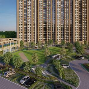 Gallery Cover Image of 1150 Sq.ft 3 BHK Apartment for buy in Thane West for 16700000