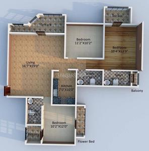 1 BHK फ़्लैट