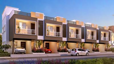 Gallery Cover Image of 1357 Sq.ft 3 BHK Independent House for buy in Greenpro Astrantia Villas, Thandalam for 5850000