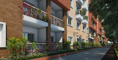 Gallery Cover Image of 687 Sq.ft 1 BHK Apartment for buy in Thanisandra Main Road for 3400000