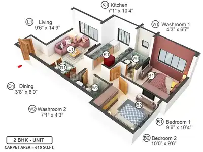 2 BHK Flat