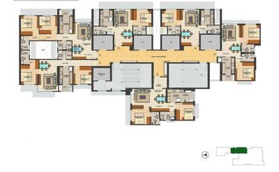 3 BHK अपार्टमेंट