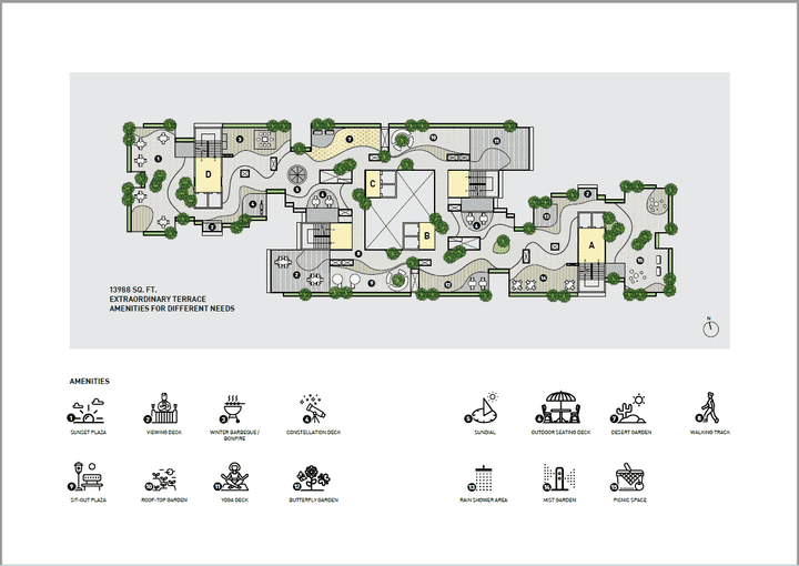 858 Sqft 3 BHK Apartment for sale in Saanvi Nirman Estella Ghuma