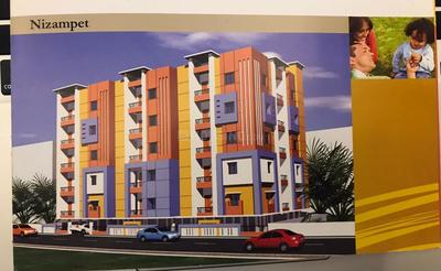 Gallery Cover Image of 1705 Sq.ft 3 BHK Apartment for buy in Nizampet for 6500000