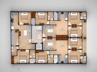 Floor Plan For 1100 Sq Ft Apartment 3 3 bhk apartment for sale sector 12a Gurgaon floor plan