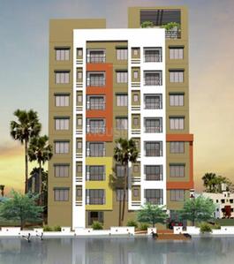 Gallery Cover Image of 1353 Sq.ft 3 BHK Apartment for buy in Daffodil Waterfront, Sarsuna for 6900000
