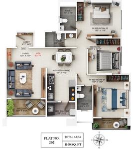 Kothrud Pune 3bhk In Kothrud 1500 Sqft BHK Flat For Sale In SRK