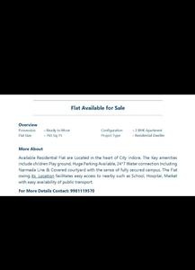 Gallery Cover Image of 765 Sq.ft 2 BHK Apartment for buy in Chhatribagh for 2100000