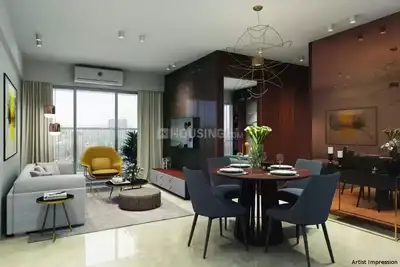 Gallery Cover Image of 909 Sq.ft 2 BHK Apartment for buy in Dynamix Parkwoods D5, Thane West for 9600000