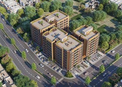 Gallery Cover Image of 1305 Sq.ft 2 BHK Apartment for buy in Shyam One40, Odhav for 3000000