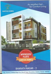 Gallery Cover Image of 820 Sq.ft 2 BHK Apartment for buy in Ambattur for 3898890