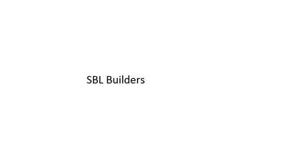 SBL Builders logo