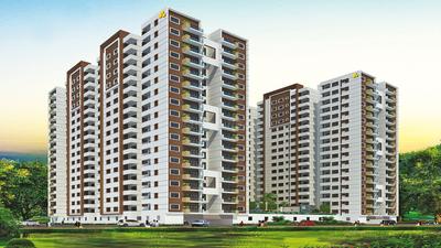 Gallery Cover Image of 1350 Sq.ft 2 BHK Apartment for rent in Valmark Orchard Square, Kalena Agrahara for 24000