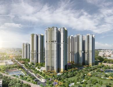 Gallery Cover Image of 2050 Sq.ft 3 BHK Apartment for rent in Shapoorji Pallonji ParkWest, Jagajeevanram Nagar for 55000