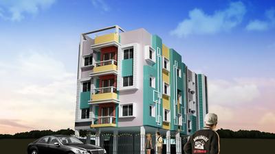 Gallery Cover Image of 1250 Sq.ft 3 BHK Apartment for rent in Shristi Garia, Garia for 10000