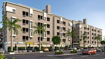 Gallery Cover Image of 543 Sq.ft 1 BHK Apartment for buy in Foliage Navjivan Vihar, Geratpur for 700000