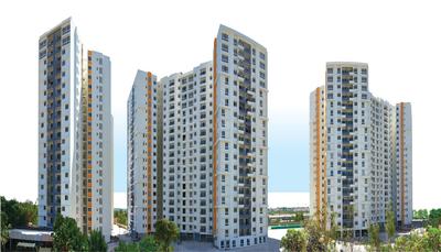 Gallery Cover Image of 1093 Sq.ft 2 BHK Apartment for rent in Olympia Opaline Sequel by Olympia Group, Navalur-Sriperumbudur for 18000