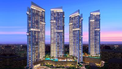 Gallery Cover Image of 500 Sq.ft 1 BHK Independent Floor for buy in Sheth Creators Auris Serenity, Malad West for 9000000