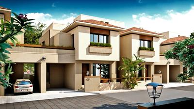 Gallery Cover Image of 2000 Sq.ft 4 BHK Villa for buy in Nilamber Aarcon, Bhayli for 9200000
