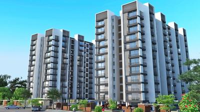 Gallery Cover Image of 1350 Sq.ft 2 BHK Apartment for buy in Dharmadev Infrastructure Neelkanth Elegance, Vejalpur for 5000000
