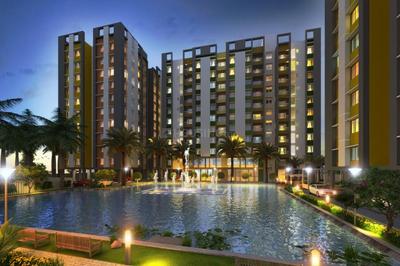 Gallery Cover Image of 1005 Sq.ft 2 BHK Apartment for rent in Aster Shree Gardens, Serampore for 10000